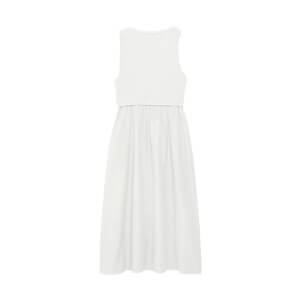 Mint Velvet White Scallop Trim Midi Dress